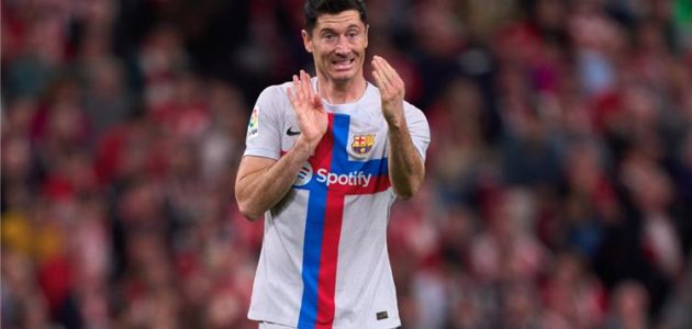 ترتيب هدافي الدوري الإسباني بعد نهاية الجولة 25.. ليفاندوفسكي يفشل في التسجيل